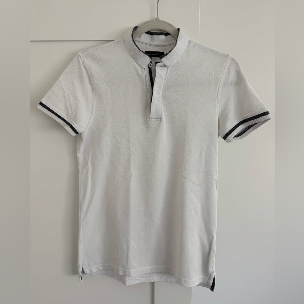 Massimo Dutti Contrast Trim Polo